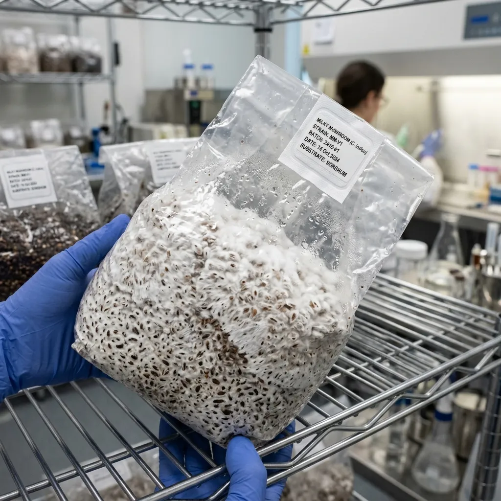 Milky Mushroom Cultivation Spawn